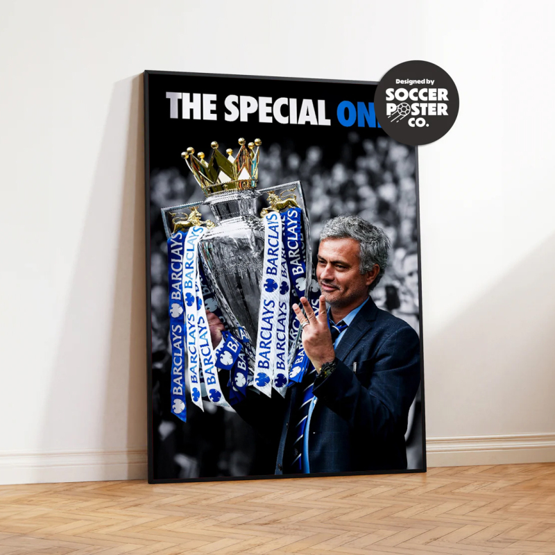 Mourinho Chelsea Star Poster Frame Decoration Painting Hanging Art Signature Souvenir Football Merchandise Mourinho Chelsea Star Poster Frame Decoration Painting Hanging Art Signature Souvenir Football Merchandise