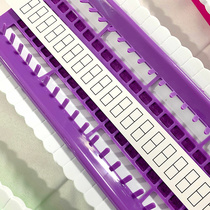 Cross embroidered wire arranger 50 bits tangle wire arranger Spurs embroidered embroidered wire wrapping plate can mark color number little black