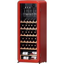 HCK Haschic 208R Arc Red Wine Cabinet 92 bottles thermostatic embedded living room ultra-thin Refrigerated ice bar Refrigerator