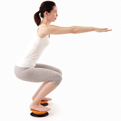 Liangcaixianmu ຍີ່ປຸ່ນນໍາເຂົ້າອຸປະກອນການຝຶກອົບຮົມກົ້ນ pad 2 packs buttocks beauty device buttocks lifter squat device for home