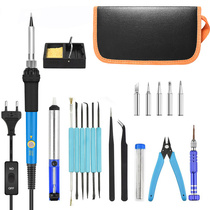 Beauty Gauge Eurogauge 60W Température réglable SOLDERING IRON KIT SCREWDRIVER SUCTION TIN PUMP TIN WIRE PLIERS WELDING TOOL