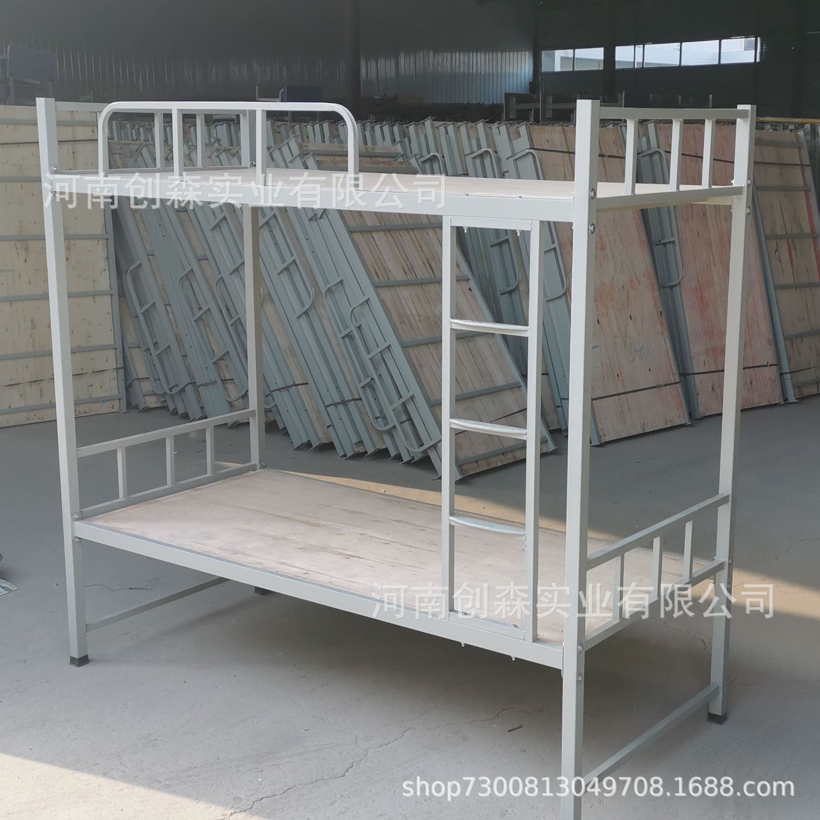 Manufacturer direct hair square tube upper and lower bed Dormitory upper and lower bunk bed solid wood bed floor upper and lower bed spot straight hair-Taobao