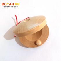 Log round dance board childrens teaching aids percussion instruments Orff musical instruments wooden soundboard wooden soundboard customization