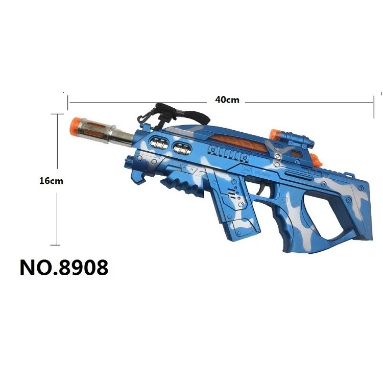 Заводские товары Strawht Oys CHLDren's Electrc Toy Gun Sound FL
