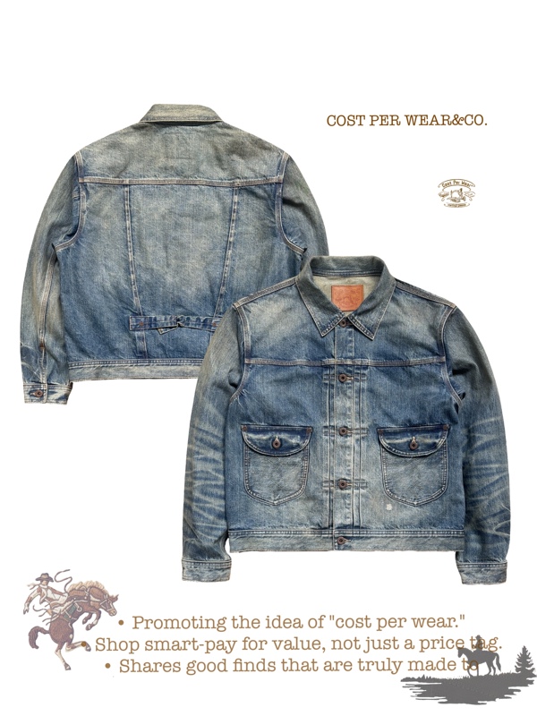 Cpw Japanese Style Short American Retro Washed Vintage Patchwork Casual Versatile Denim Jacket