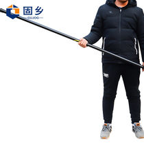 Guxiang anti-riot stick equipment self-defense long stick rubber stick explosion-proof stick spliced ​​martial arts rubber stick (eyebrow stick)