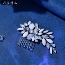 Chenxing Simple Bridal Hair Accessories Alloy Shining Protein Diamond Hair Comb Banquet Dress Daily Style Accessories CP318