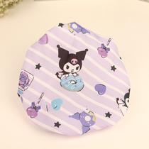 Kuromi Shower Cap Cartoon Double-layer Thickened Children and Adults Universal Bathing Waterproof Kitchen Oil Smoke-proof Hair Cap