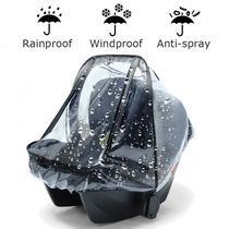 Baby safety seat rain ver transparent EVA baby out stroller