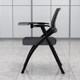 Training Chair, Comfortable for Long Sitting, Foldable Office Chair for Conference Rooms, Training Institutions, Students, and Home Use, with Backrest, Computer Chair