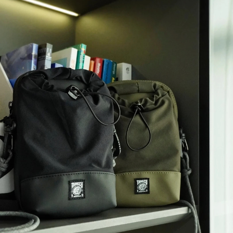 Tangzu Audio Portable Bag·All-In-One Integrated Model for Storing Digital Accessories/Headphones Lightweight Portable Crossbody Bag