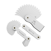 Stainless steel r gauge radius gauge full set of quality templates arc fillet measurer R angle gauge arc angle gauge