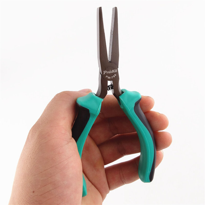 Flat mouth pliers flat mouth pliers Old tiger pliers Electrical pliers 5 inch with dental flat mouth pliers PM-754-Taobao