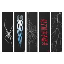 ANTIFACE reverse-face skateboard brand sandpaper spider web flame lightning star professional skateboard sandpaper fine sand