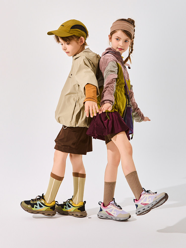 Smibu Children's Shoes Kids' Physical Exam Shoes 2025 Autumn New Boys' and Girls' Outdoor Sports Shoes Xingye