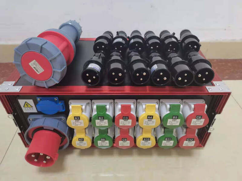 Fuge 12-way box industrial plug-in cabinet LED screen performance air plug-in stage box power box matching plug) -Taobao
