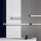 Minimalist Restaurant Bar Counter Long Glass Chandelier Light Luxury Creative Hotel Front Desk Studio Art Designer Lighting Fixtures