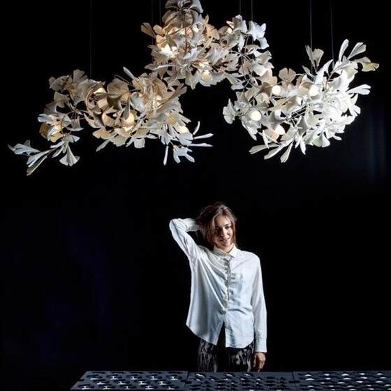 Nordic Designer Creative and Unique Art Restaurant Chandelier Modern Minimalist Creative and Unique Art Bar Chandelier