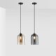 Postmodern Minimalist Restaurant Single-Head Glass Chandelier Bedroom Bedside Bar Cafe Art Study Small Chandelier