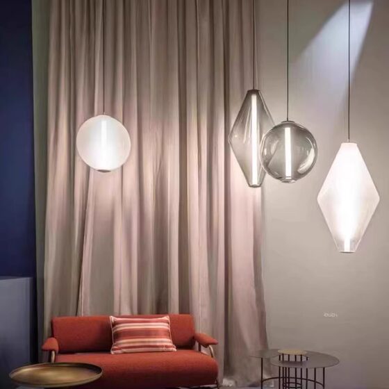 Czech Bomma Buoy Simple Glass Dining Room Pendant Light Light Luxury Nordic Modern Bedroom Bedside Bar Lighting Fixtures