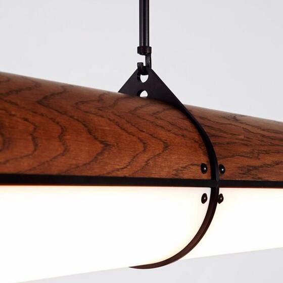 Vintage Wabi-Sabi Style Japanese Zen-Inspired Creative Minimalist Nordic Designer Lamp Long Strip Dining Table Bar Lamp
