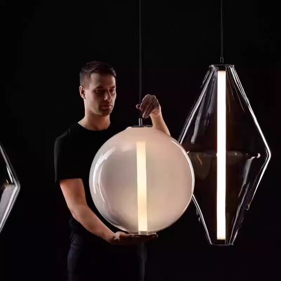 Czech Bomma Buoy Simple Glass Dining Room Pendant Light Light Luxury Nordic Modern Bedroom Bedside Bar Lighting Fixtures