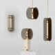 Modern Minimalist Glass Dining Room Single-Head Pendant Light Nordic American Style Bedroom Bedside Bar Cafe Study Small Pendant Light