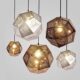 Nordic Simple Modern Creative Cafe Bar Single-Head Restaurant Bar Counter Dining Room Clothing Store Chandelier Multi-Faceted Ball Lamp