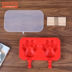 Silicone popsicle khuôn popsicle khuôn kem kem tự làm khuôn kem tự làm khuôn hộp đá khay băng - Tự làm khuôn nướng khuôn bánh trung thu Tự làm khuôn nướng