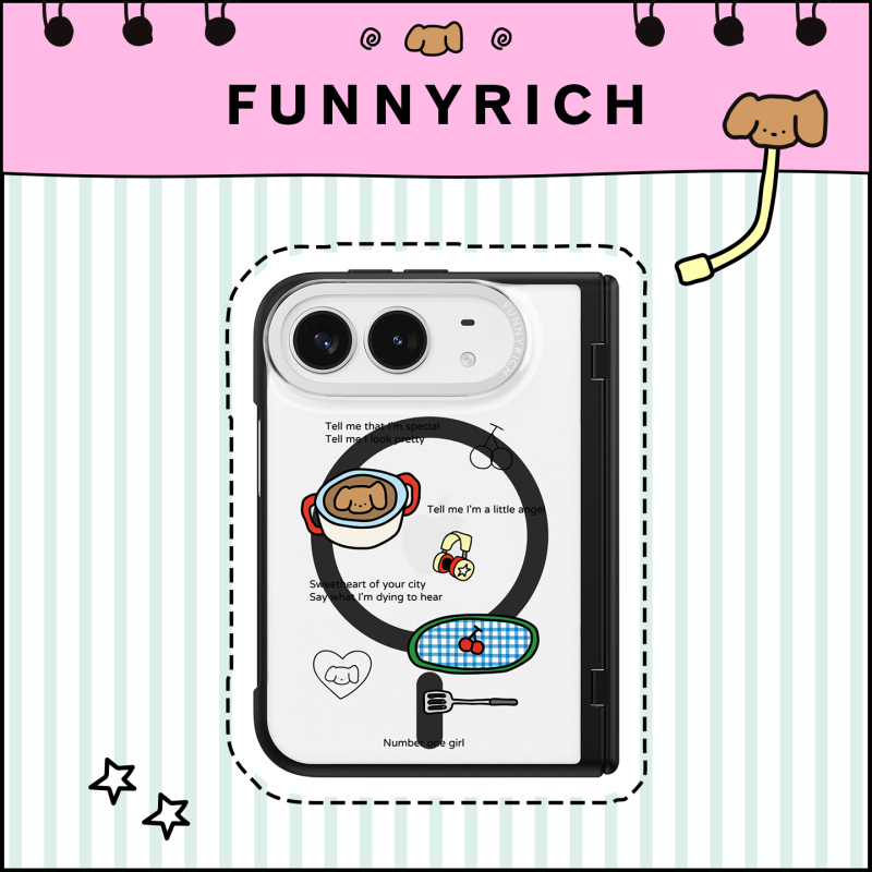 Funnyrich New Cute Puppy Coffee-Themed Phone Case for Apple iPhone Duo, Magnetic, Stylish, Foldable Screen, Original Center Axis Full Coverage 18Duo Protective Case for Women, Anti-Drop, Won'T Hit the Case Funnyrich New Cute Puppy Coffee-Themed Phone Case for Apple iPhone Duo, Magnetic, Stylish, Foldable Screen, Original Center Axis Full Coverage 18Duo Protective Case for Women, Anti-Drop, Won'T Hit the Case