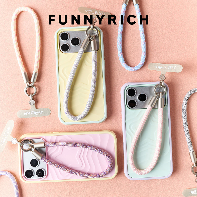 Funnyrich Matte Woven Phone Case Lanyard Super Stylish Unique Phone Wrist Strap Short Anti-Loss Keychain New Fashionable Unisex Hanging Chain Card Holder ins Durable and Strong Wrist Strap Funnyrich Matte Woven Phone Case Lanyard Super Stylish Unique Phone Wrist Strap Short Anti-Loss Keychain New Fashionable Unisex Hanging Chain Card Holder ins Durable and Strong Wrist Strap