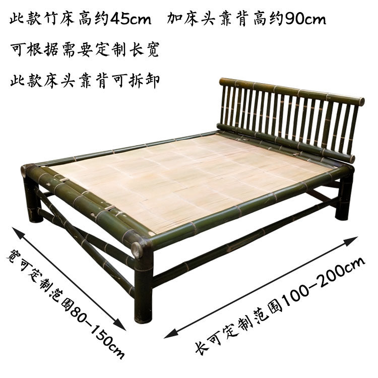 湘西传统手工竹凉床&竹桌椅：穿越千年的清凉享受，带你领略东方美学的魅力！-公园桌-淘宝好物网