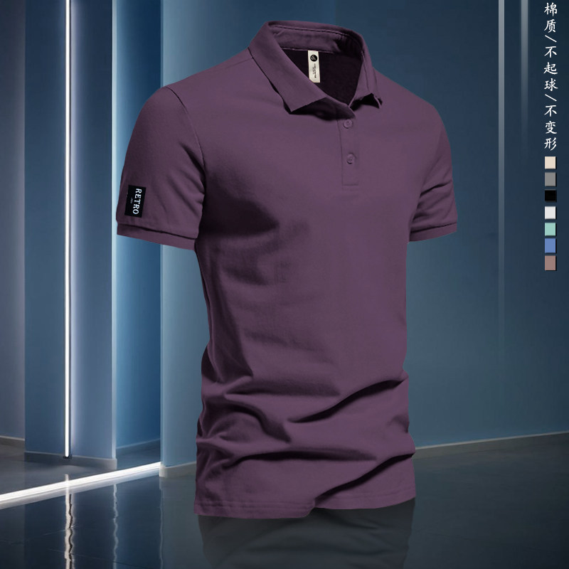 Xiahu Shijia Official Flagship Store 2025 New Polo Shirt Men's Summer Lapel Short-Sleeved T-Shirt Casual Business Xiahu Shijia Official Flagship Store 2025 New Polo Shirt Men's Summer Lapel Short-Sleeved T-Shirt Casual Business
