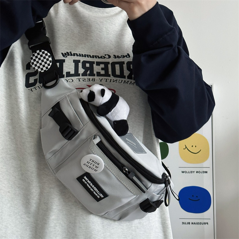 新しい子供用メッセンジャーバッグ、作業服、ハンサムな男の子用バッグ、大容量、日本のストリート、旅行用、万能チェストバッグ