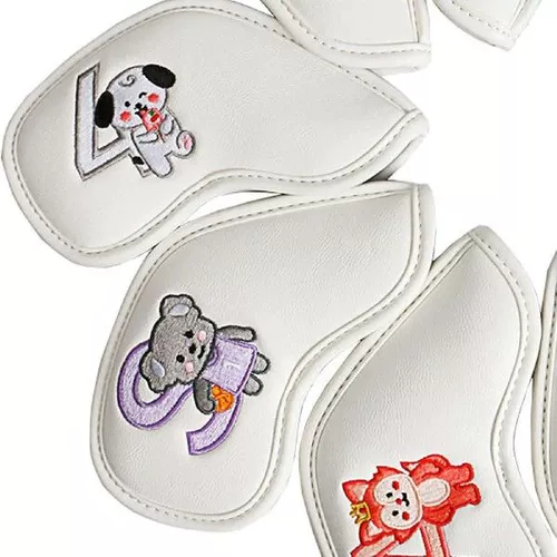 9pcs Golf Iron Headcover Set Set Golf Club Cup Cover Elever