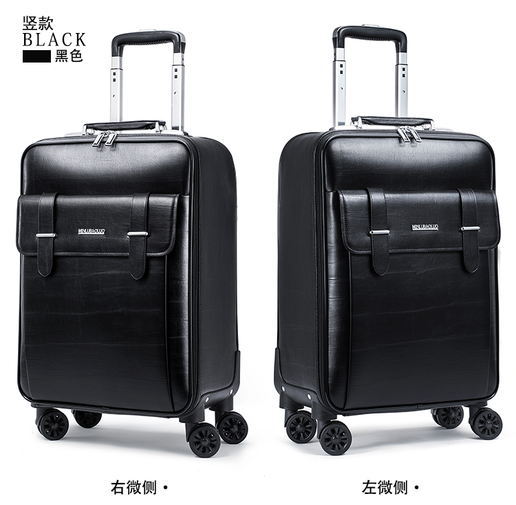 Hành lý xe đẩy cho nam và nữ kinh doanh lên máy bay 16 inch 22 inch 20 inch 24 vali bánh xe phổ biến mật khẩu hộp hành lý vali lusetti