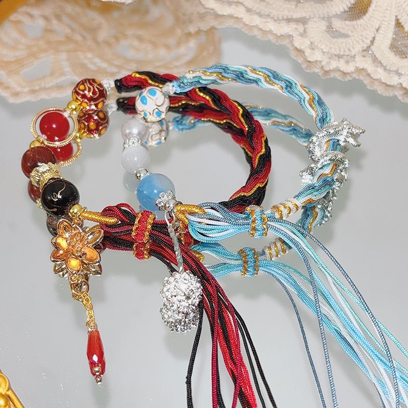 Nezha Bing Lotus Root Cake Derivative Bracelet Original Design Two-Dimensional Impression Fans Support Bracelet Bracelet