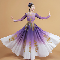 New Xinjiang Uyghur dance costume embroidered Uyghur ethnic style stage performance large swing skirt art test dance skirt