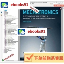 Mechatronics Electronic control systems in mechanical 6th