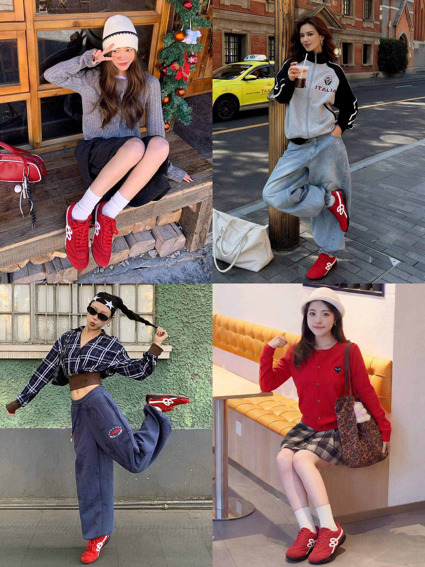 Kappa K520 women's shoes red sports shoes women's 2026 summer new New Year sneakers wedding shoes moral training shoes