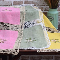 Special price Foreign trade Original single European style Tian Garden Pure Cotton Thread Manual Hook Crochet Hook Flowers Retro Table Flag Dust Cover Cover Cloth Cover Cloth Cover