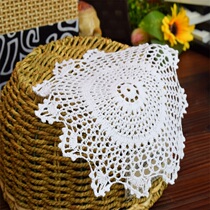 Special price foreign trade original single pure cotton handmade crochet round universal cover towel teapot cushion dish cushion dining cushion cup cushion vase cushion
