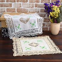 Foreign trade Original single European-style universal cover towel bed head cabinet teapot cover cloth insulating cushion vase tray cushion dining cushion cup cushion decoration