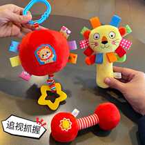 Baby vision training red ball 0-3 months newborn baby visual pursuit red soft cloth ball toy 1 year old