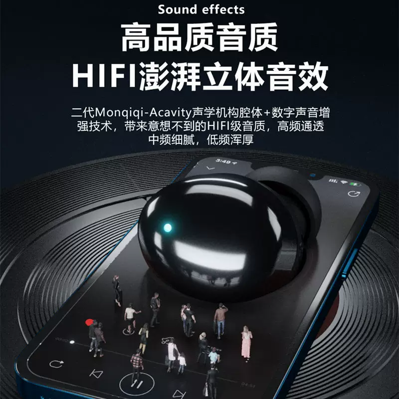 (Cross-border trading), small three dimensional headphones, Amazon, bluetooth