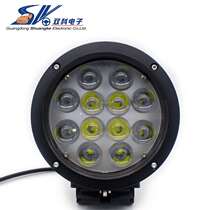 Factory direct sales high-power 36W concentrated round LED 7-inch car truck work light modified truck light