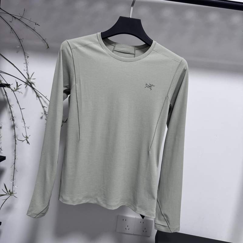 New Genuine Arc'Teryx Sunna Crew Outdoor Lightweight Sports Quick-Drying Long-Sleeved T-Shirt for Women