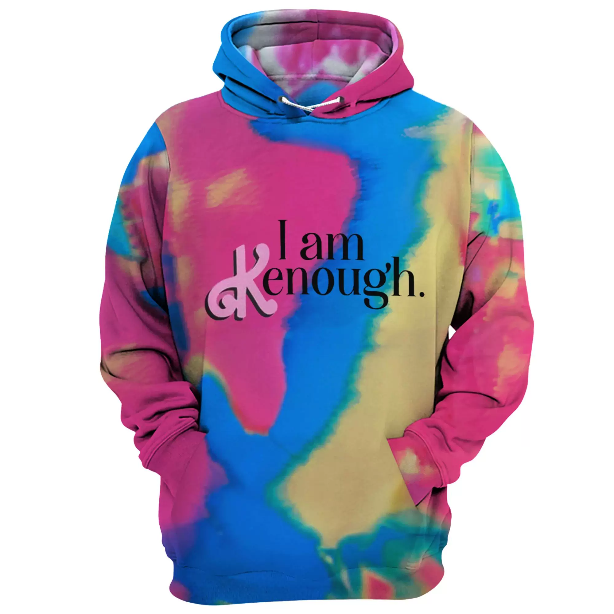 I Am Kenough Merch Hoodies Unisex Hooded Sweatshirt Casual C