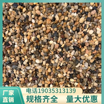 Hebei pea stone natural cobblestone paving floor heating special pea stone leveling backfill small pebble filter material