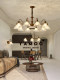 French Mid-Century Style Restaurant Chandelier, American Retro, South Asian High-End Feel, 2026 New Model Bar Table Chandelier